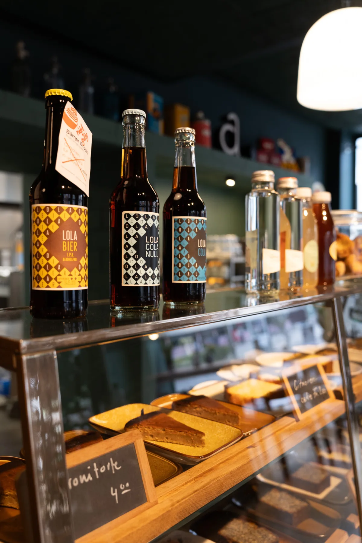 Theke mit Getränken